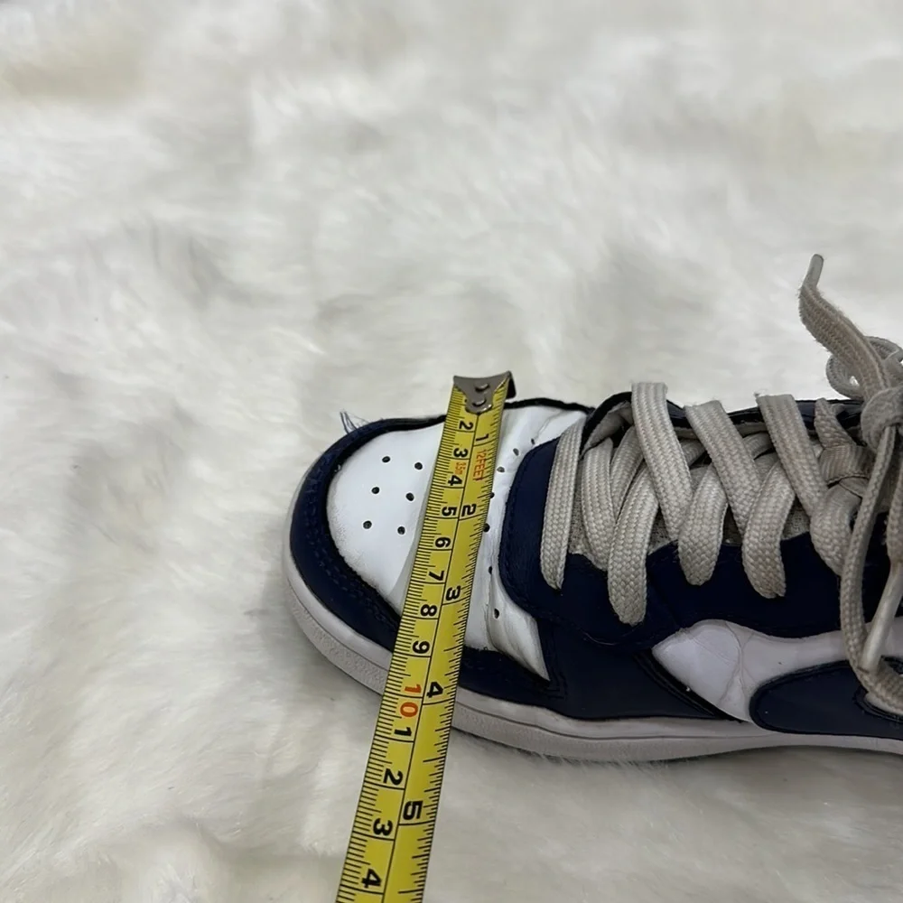 Nike Court Borough Mid 2 White Blue Youth Sneakers